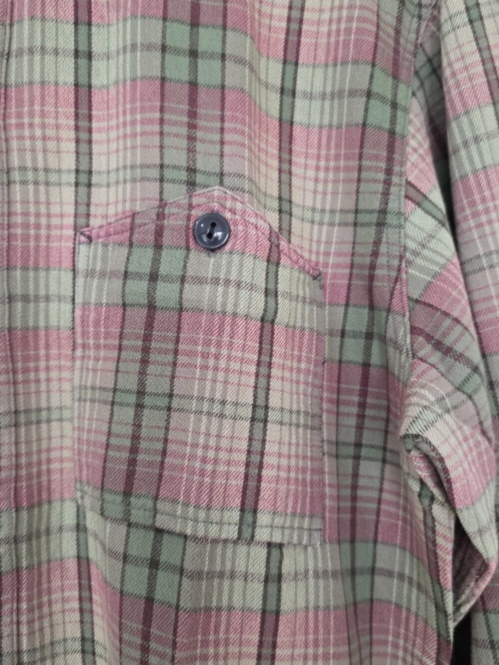 Double RL RRL By Ralph Lauren Men's Butte West Work Shirt Sage Plaid Size S NWOT - Picture 4 of 10